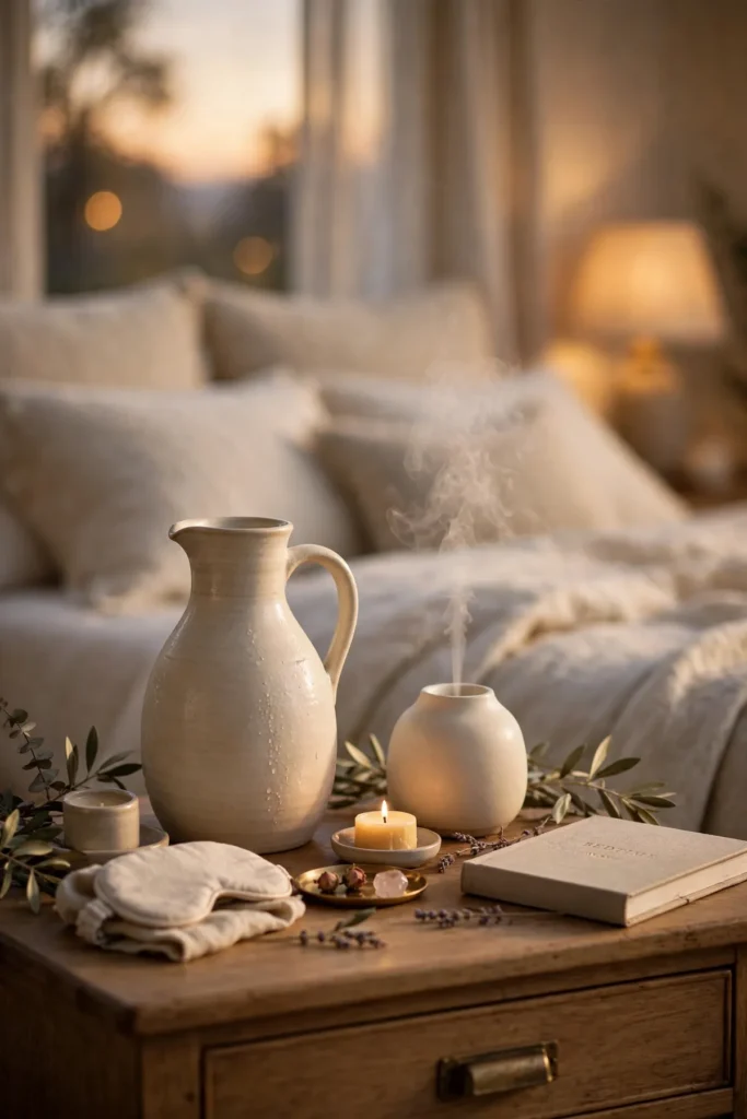 cozy bedroom ideas: A Sleep-Friendly Scent and Sound Zone
