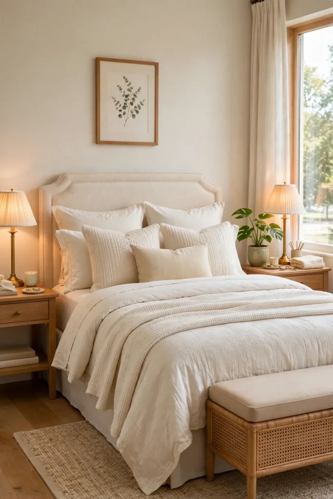 cozy bedroom ideas: A Budget Refresh in One Weekend