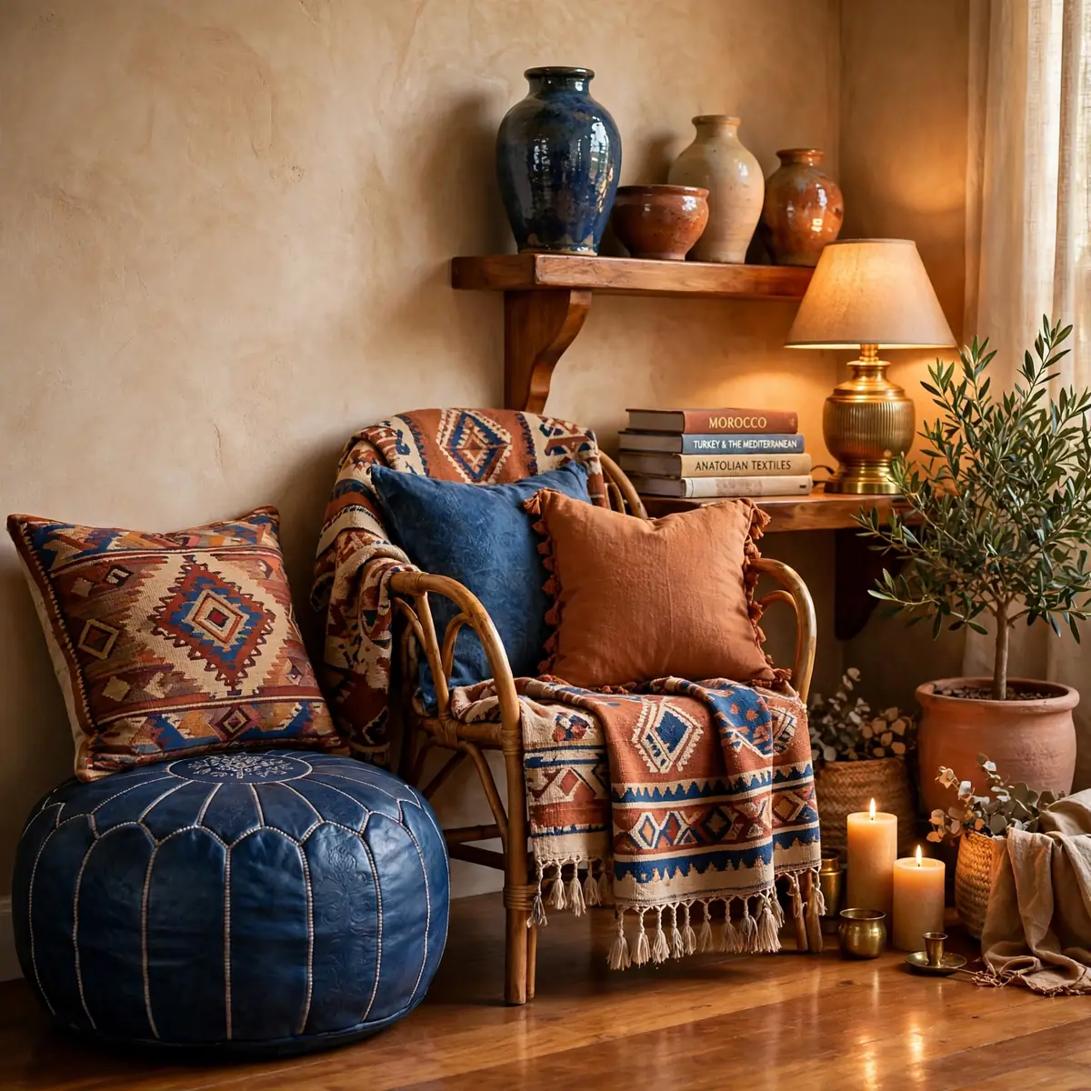 boho living room ideas: Add Global Accents With a Story