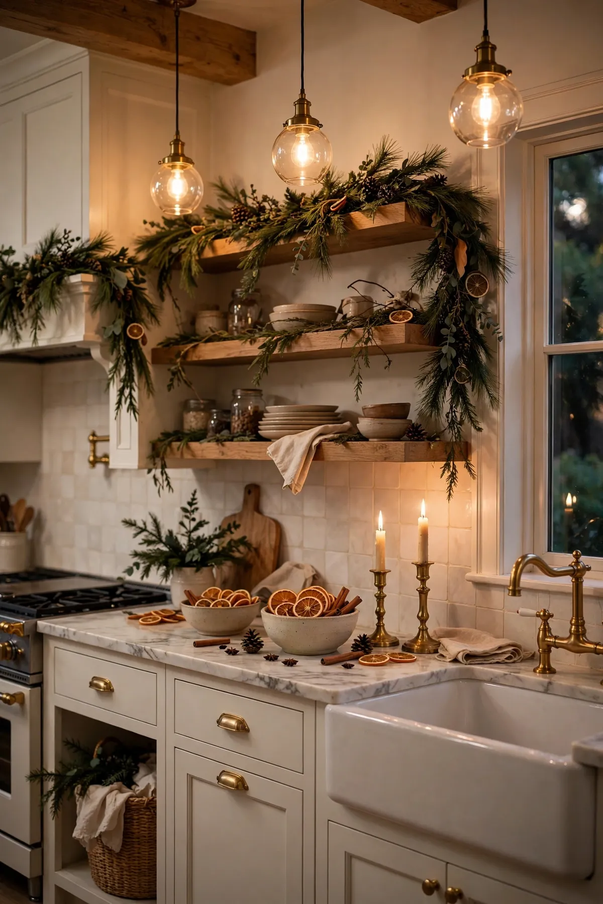 christmas decor ideas: Add Small Touches to the Kitchen