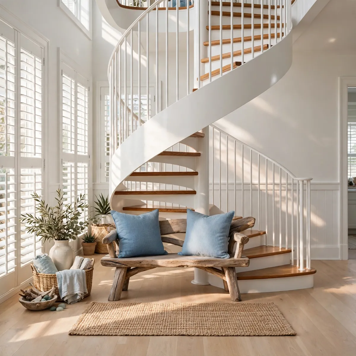 25 Circular Staircase Ideas That Save Space and Steal the Show circular staircase ideas: Wrap Oak Treads Around a Steel Spine