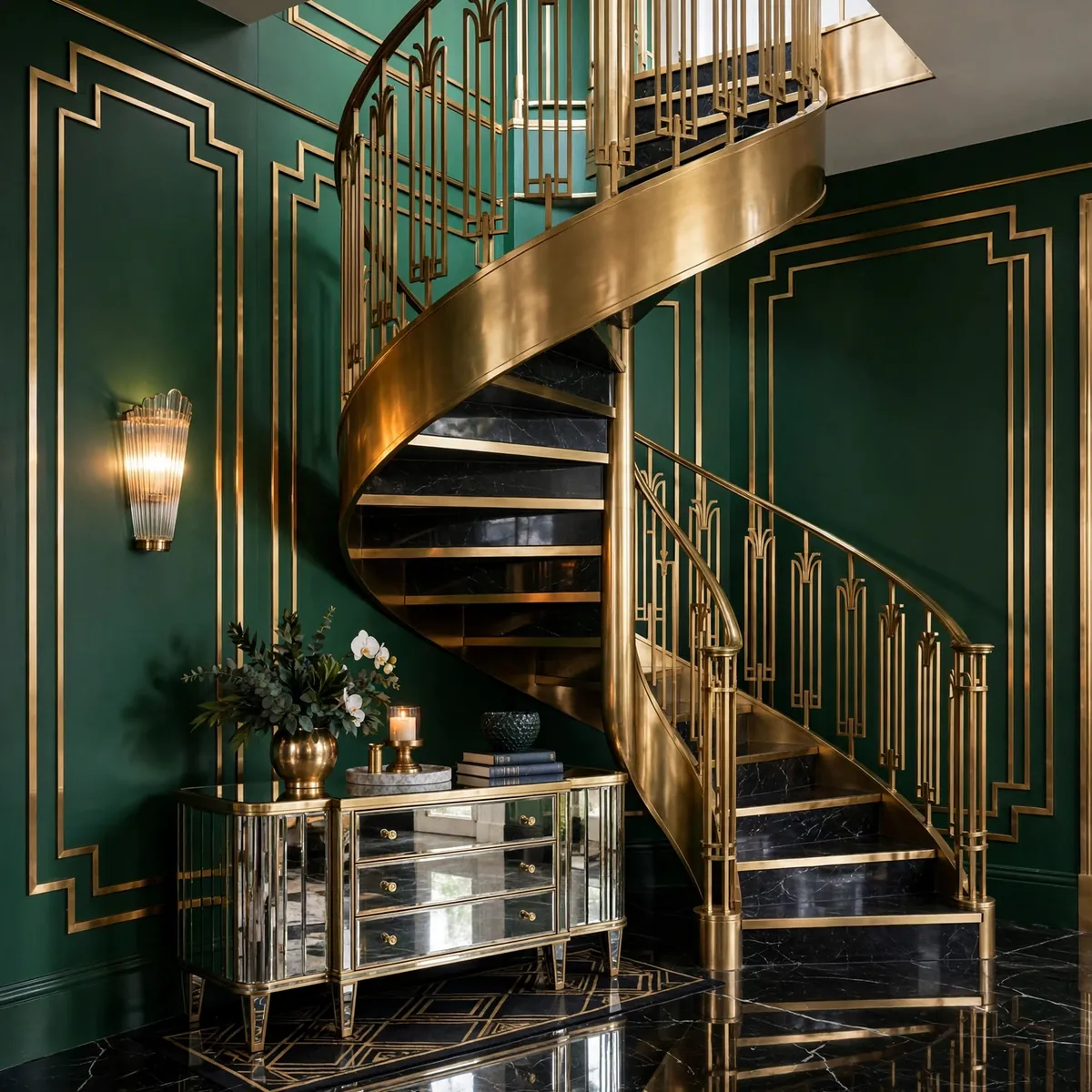 25 Circular Staircase Ideas That Save Space and Steal the Show circular staircase ideas: Build a Curved Bookshelf Wall Alongside