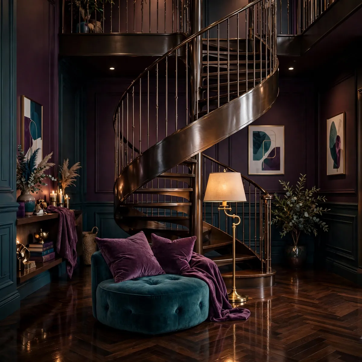 25 Circular Staircase Ideas That Save Space and Steal the Show circular staircase ideas: Choose Winder Treads Instead of a Full Spiral