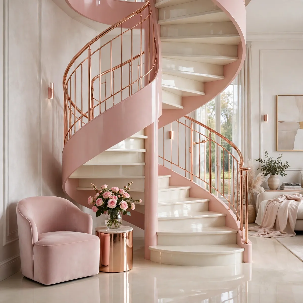 25 Circular Staircase Ideas That Save Space and Steal the Show circular staircase ideas: Take the Spiral Outdoors to a Roof Terrace