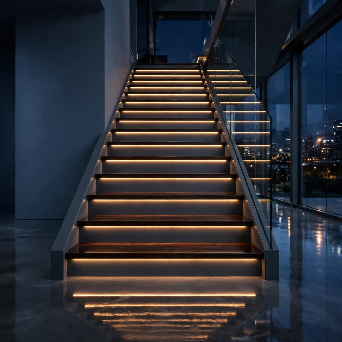 25 Closed Staircase Ideas That Prove Solid Risers Can Be Stunning closed staircase ideas: Paint the Entire Stair One Bold Color