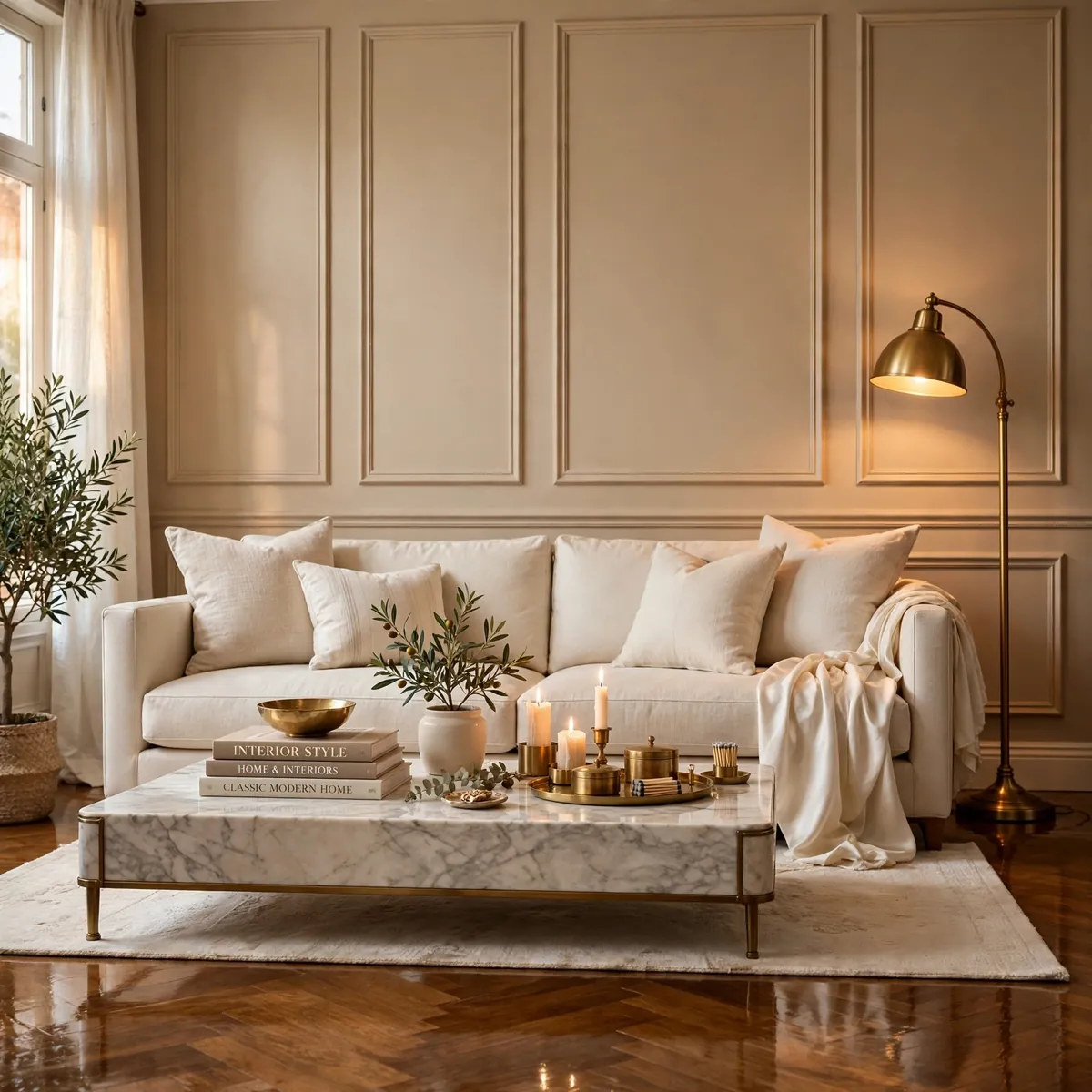 classy living room ideas: Add Depth With Paneled or Moulded Walls