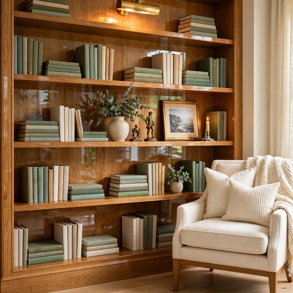 classy living room ideas: Style Bookshelves With Restraint