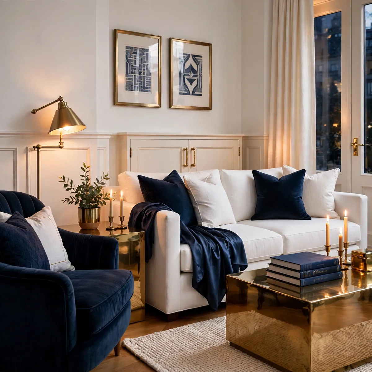 classy living room ideas: Keep the Palette to Three Tones