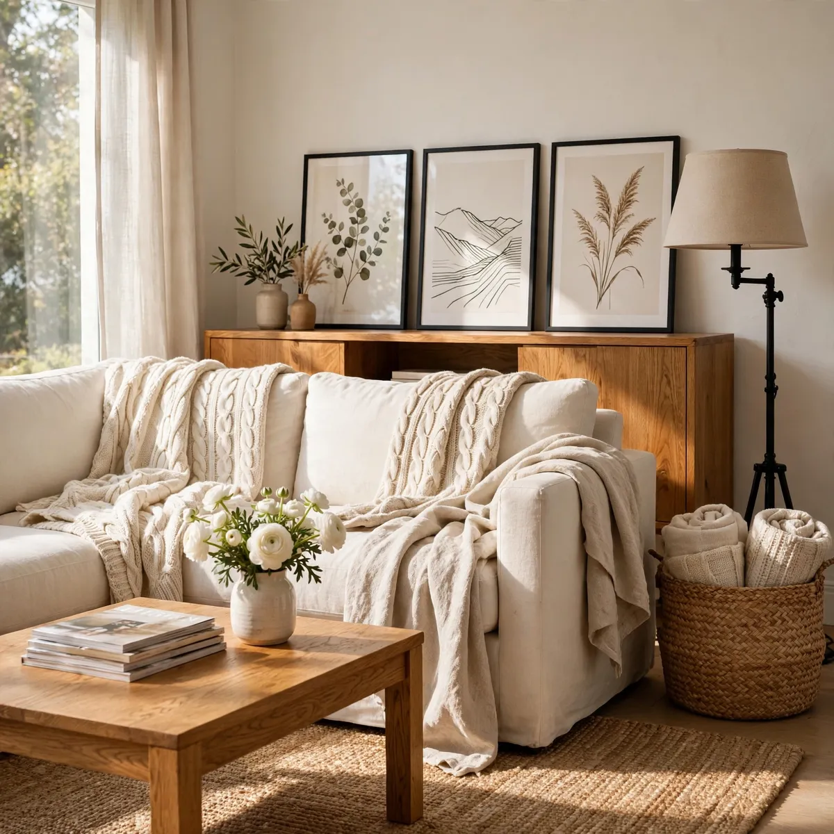 Cozy Living Room Design Ideas: 25 Ways to Make Your Space Feel Like Home cozy living room design ideas: Style Bookshelves the Warm Way