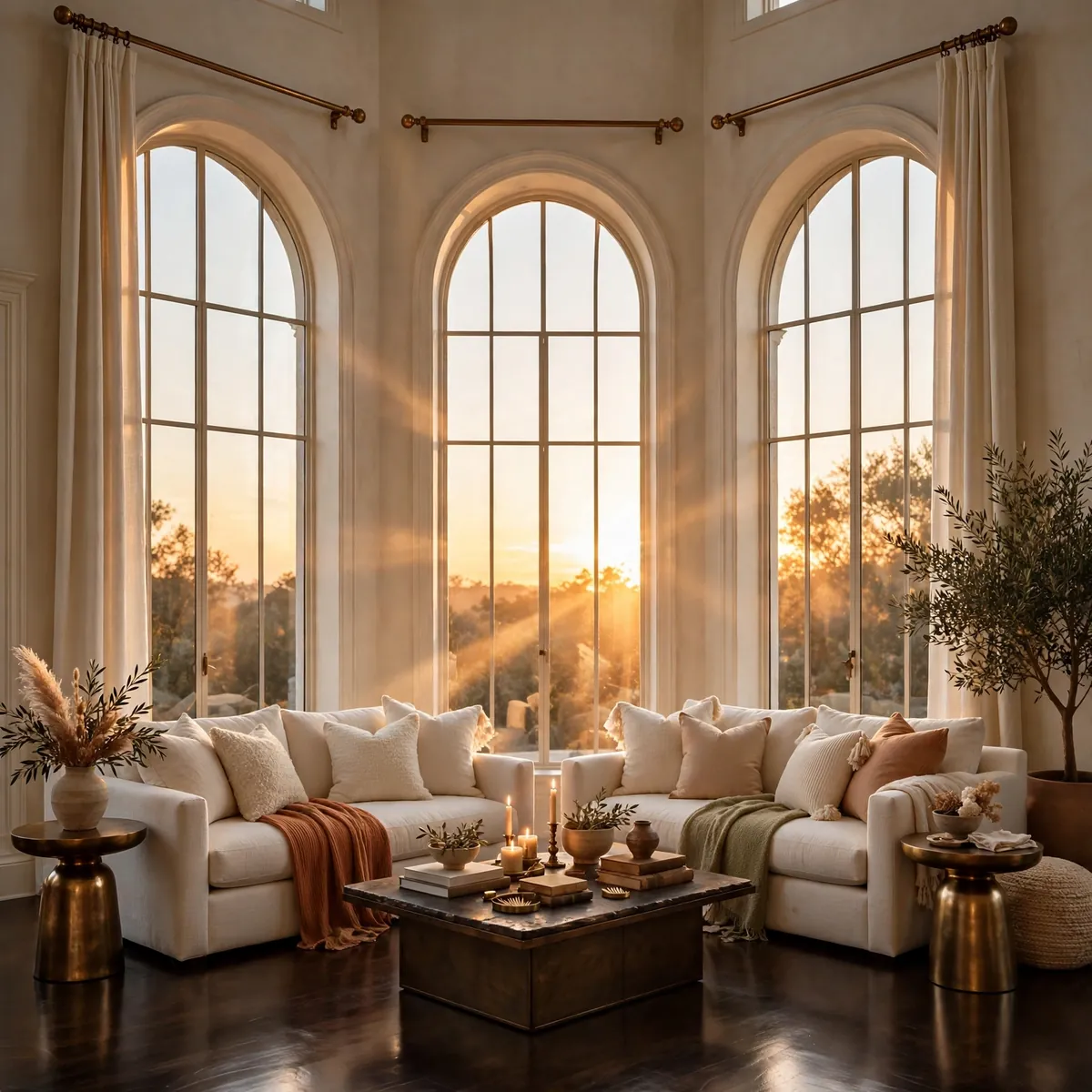 double height living room ideas: Split the Floor Plan into Cosy Zones