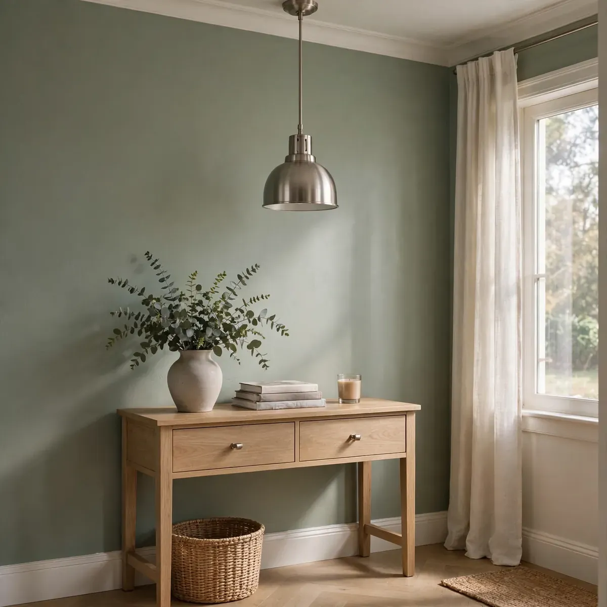 entryway decor ideas: A Layered Runner That Leads Guests In