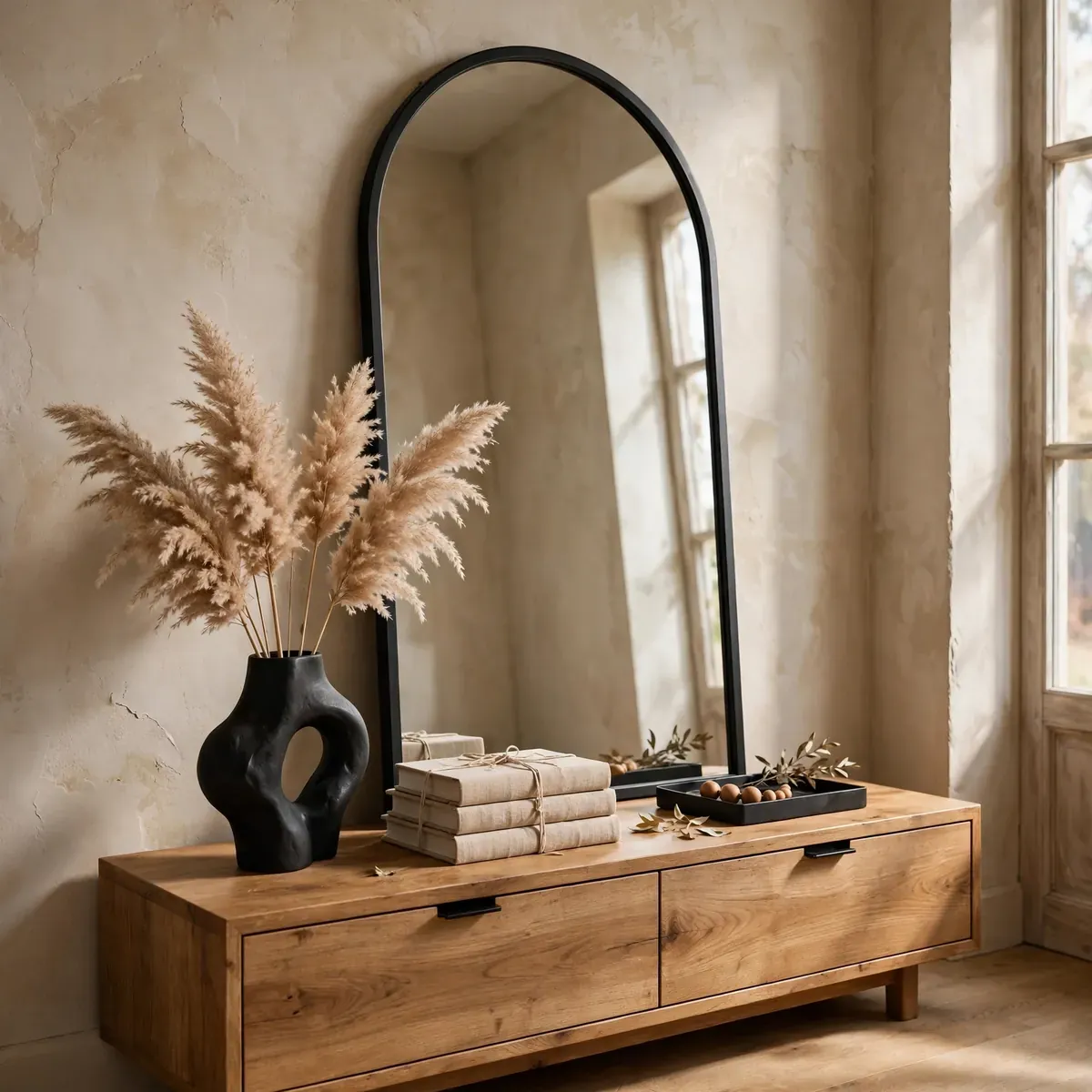 entryway decor ideas: A Closed Shoe Cabinet That Hides the Clutter