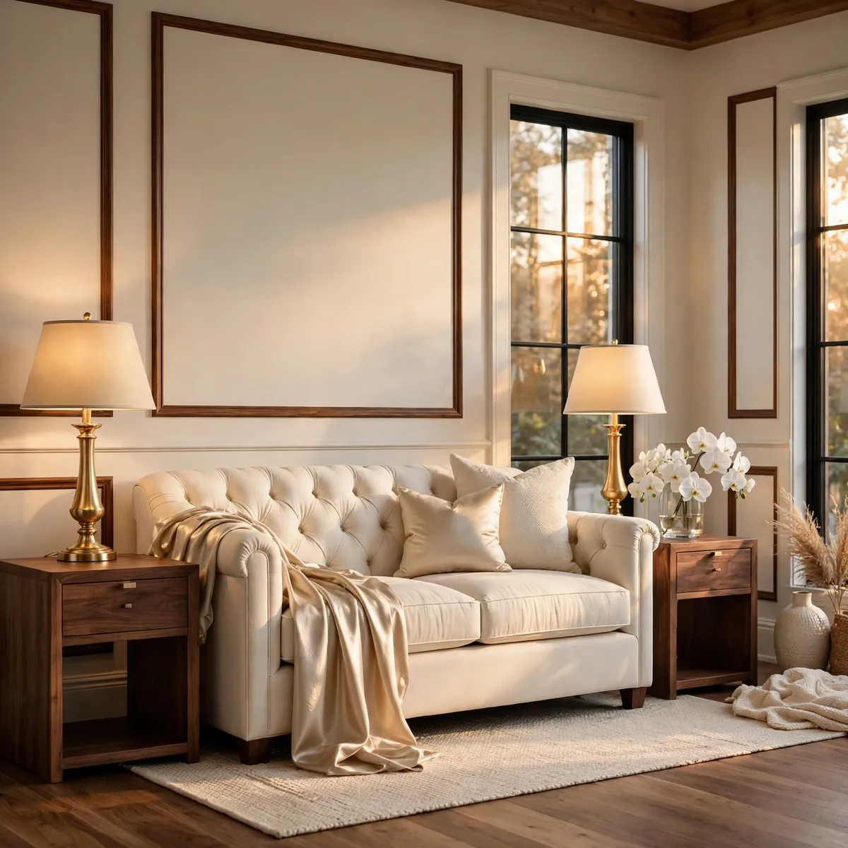 Farmhouse Living Room Ideas: 25 Cozy Looks You'll Love farmhouse living room ideas: Keep the Layout Open and Easy to Move Through