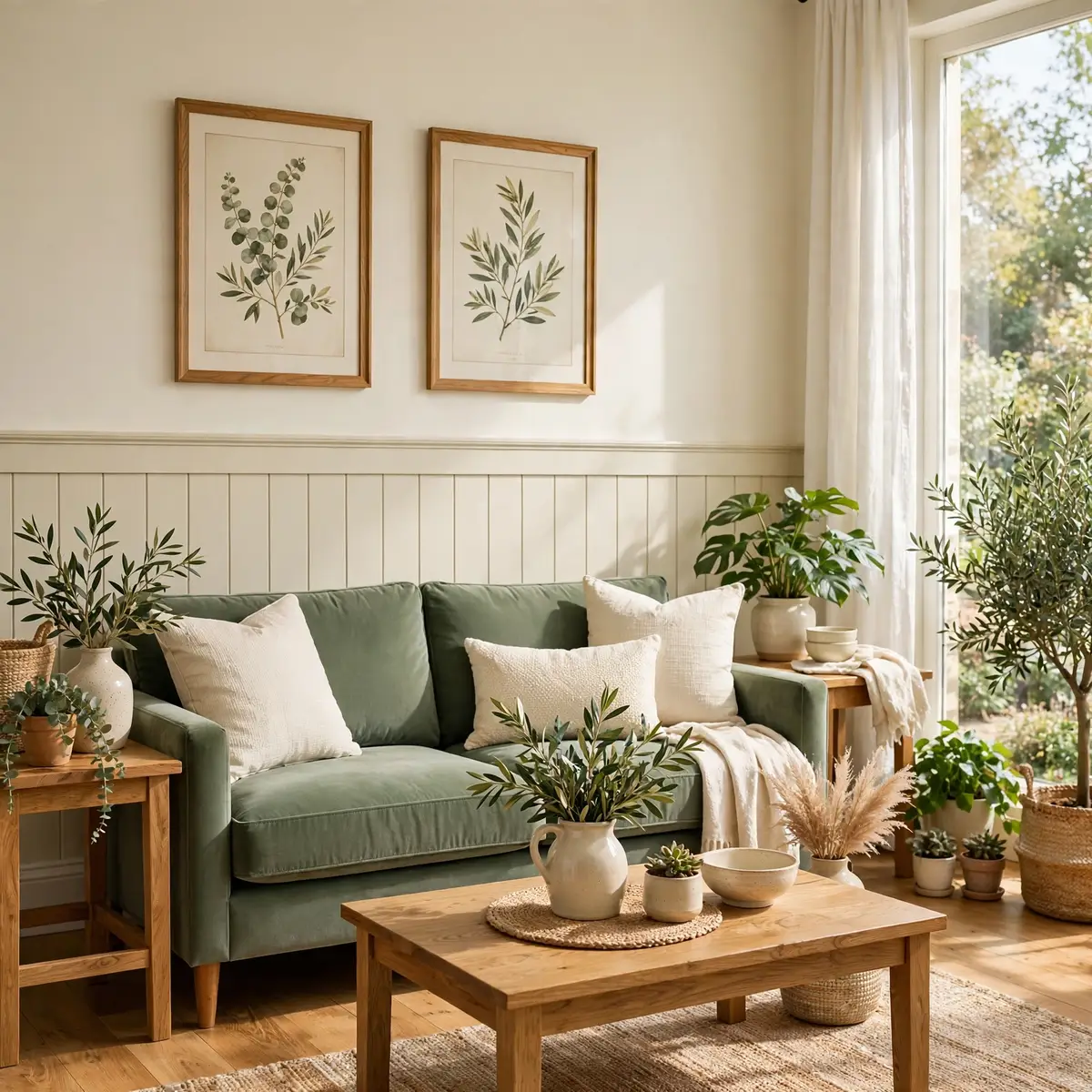 Farmhouse Living Room Ideas: 25 Cozy Looks You'll Love farmhouse living room ideas: Bring In a Leather Accent Chair for Contrast