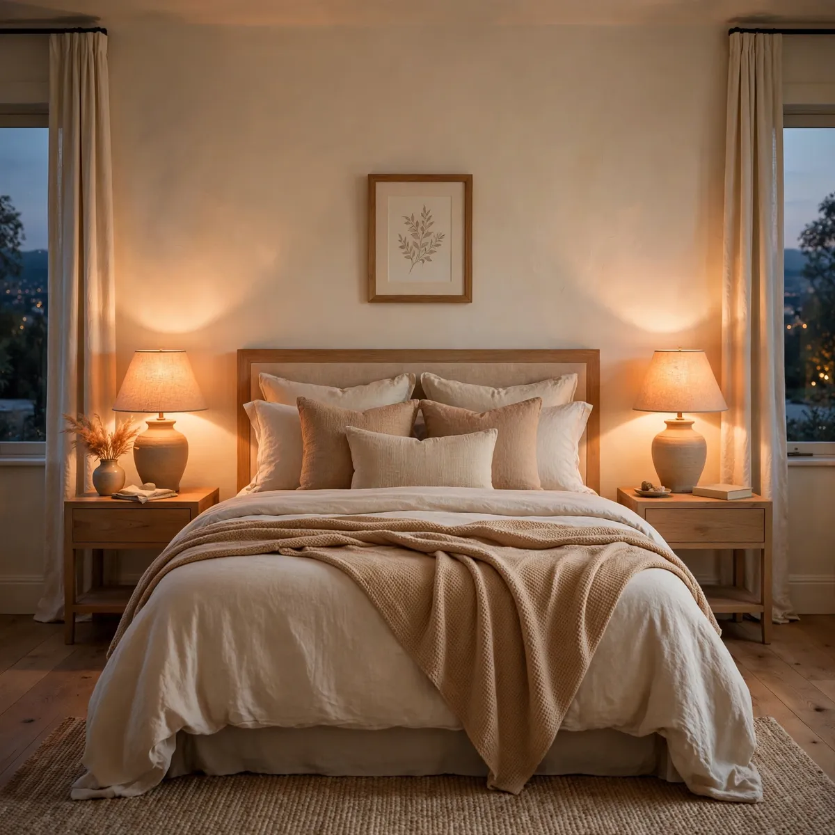 25 Welcoming Guest Bedroom Ideas Your Guests Will Love guest bedroom ideas: Put Warm Light on Both Sides of the Bed