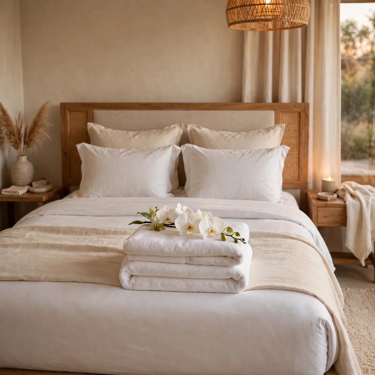 25 Welcoming Guest Bedroom Ideas Your Guests Will Love guest bedroom ideas: Fold Hotel-Style Towels at the Foot of the Bed