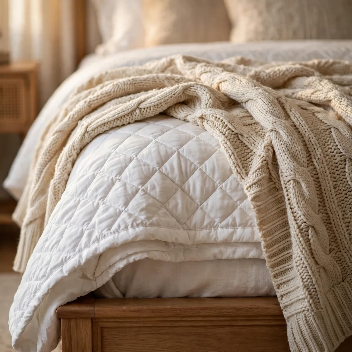25 Welcoming Guest Bedroom Ideas Your Guests Will Love guest bedroom ideas: Drape a Throw Blanket Across the Foot of the Bed