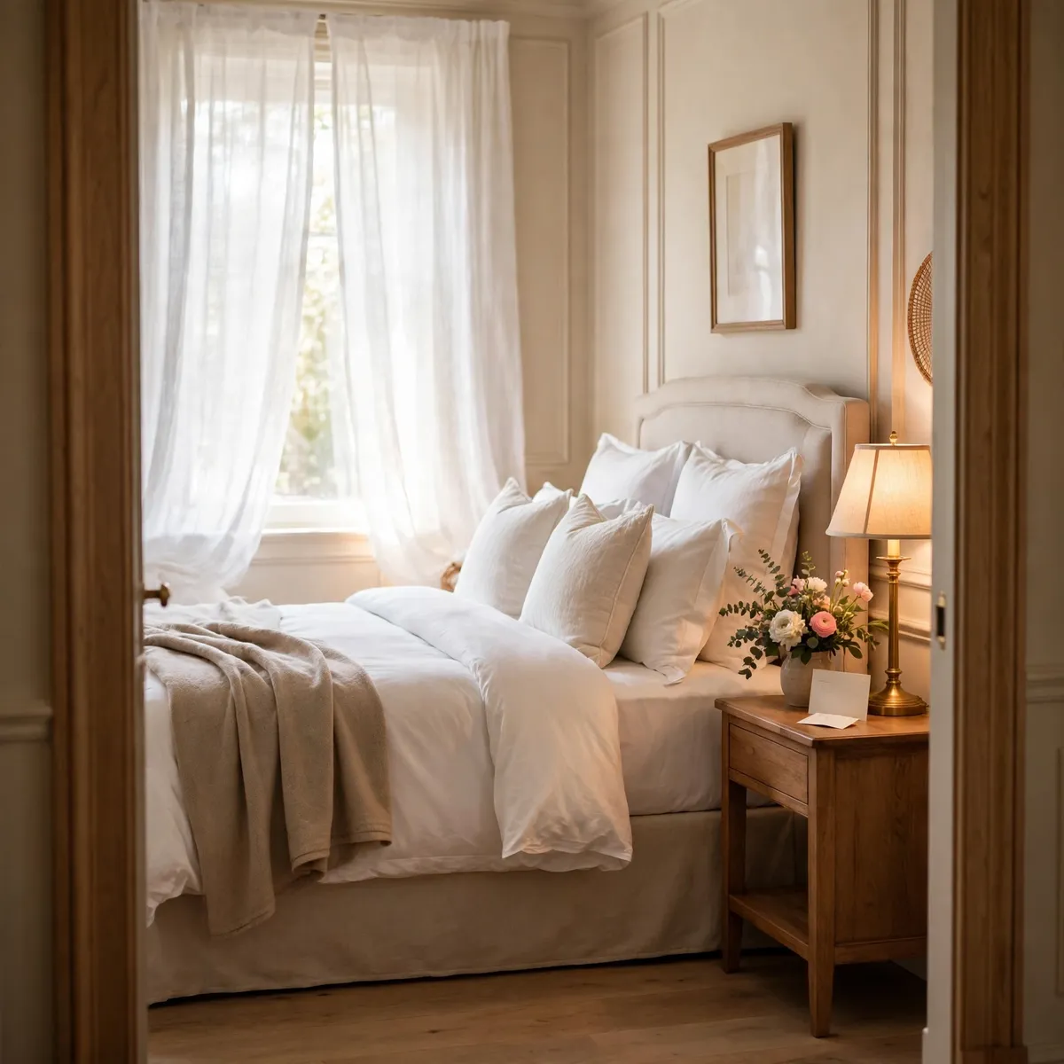 25 Welcoming Guest Bedroom Ideas Your Guests Will Love guest bedroom ideas: End With a Handwritten Welcome Note
