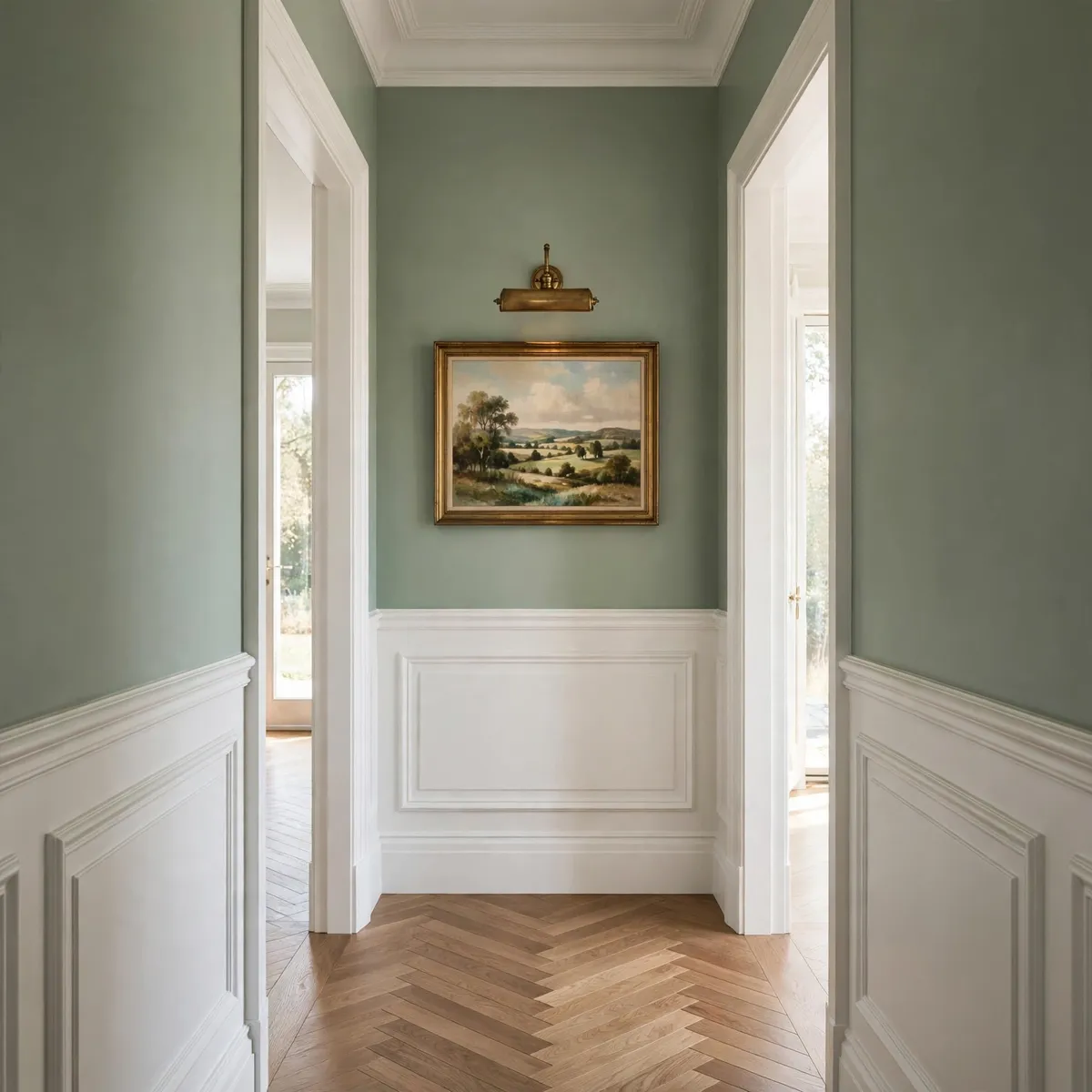 hallway decor ideas: Try Wainscoting or Wall Paneling