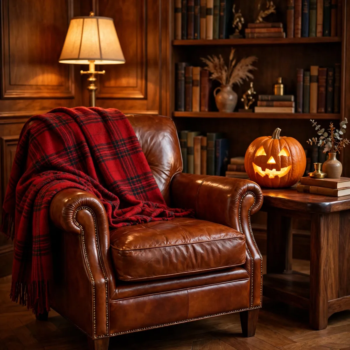 25 Halloween Living Room Decor Ideas That Are Spooky, Not Tacky halloween living room decor ideas: The Apothecary Console Display