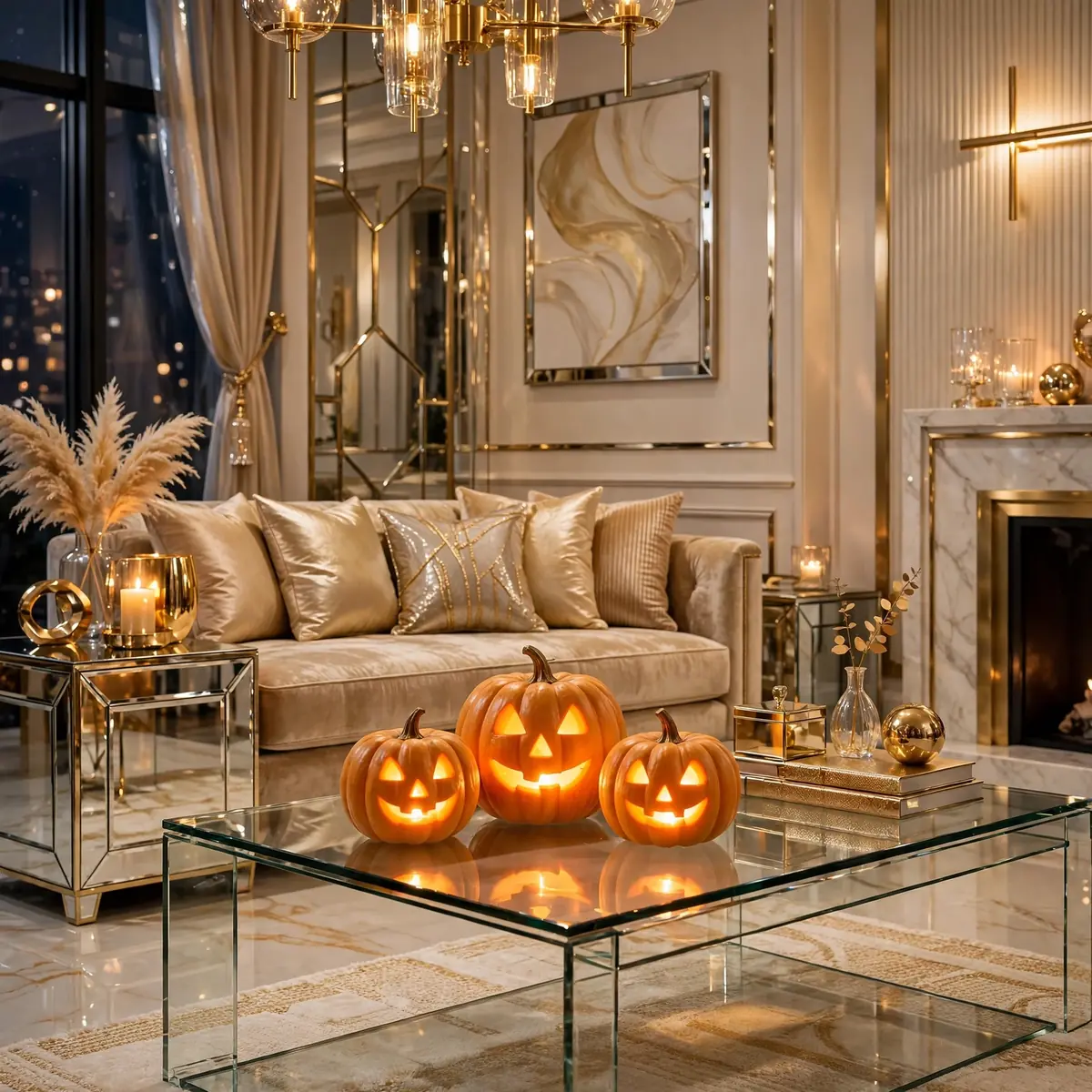 25 Halloween Living Room Decor Ideas That Are Spooky, Not Tacky halloween living room decor ideas: Cozy-Not-Scary Styling for Families