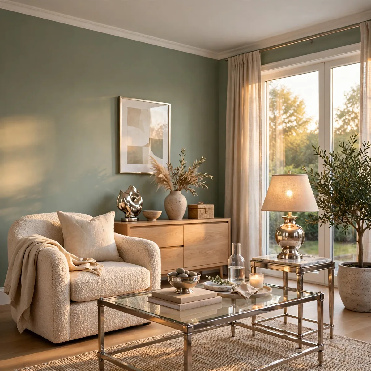 25 Living Room Ceiling Ideas That Turn the Fifth Wall Into the Star living room ceiling ideas: Slim Crown Molding Around the Perimeter