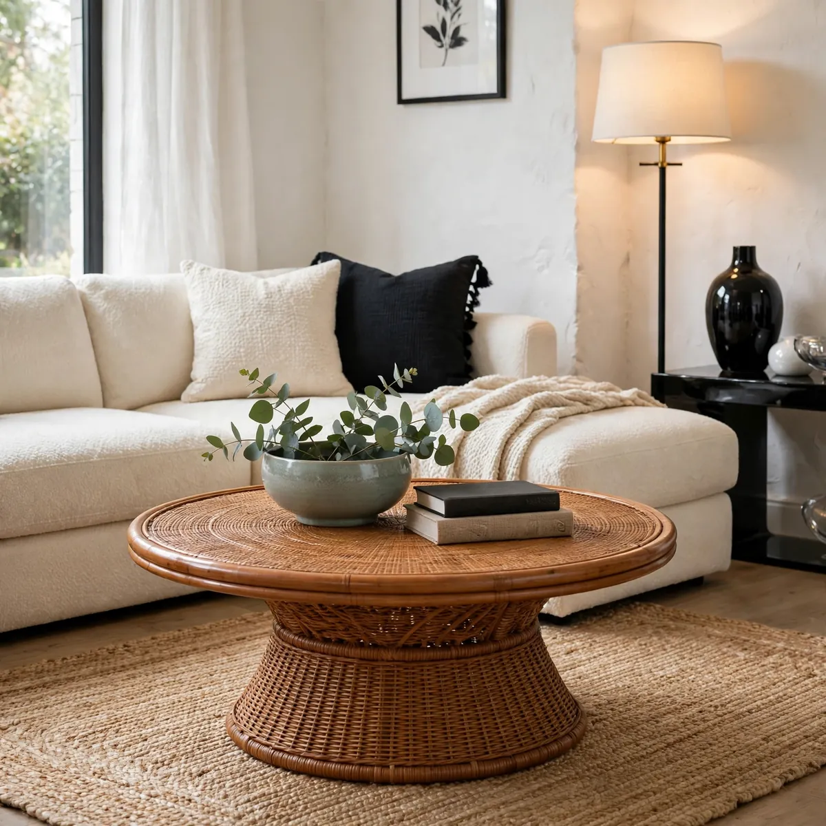 25 Living Room Center Table Ideas to Anchor Your Space Beautifully living room center table ideas: A Round Center Table for Easy Flow