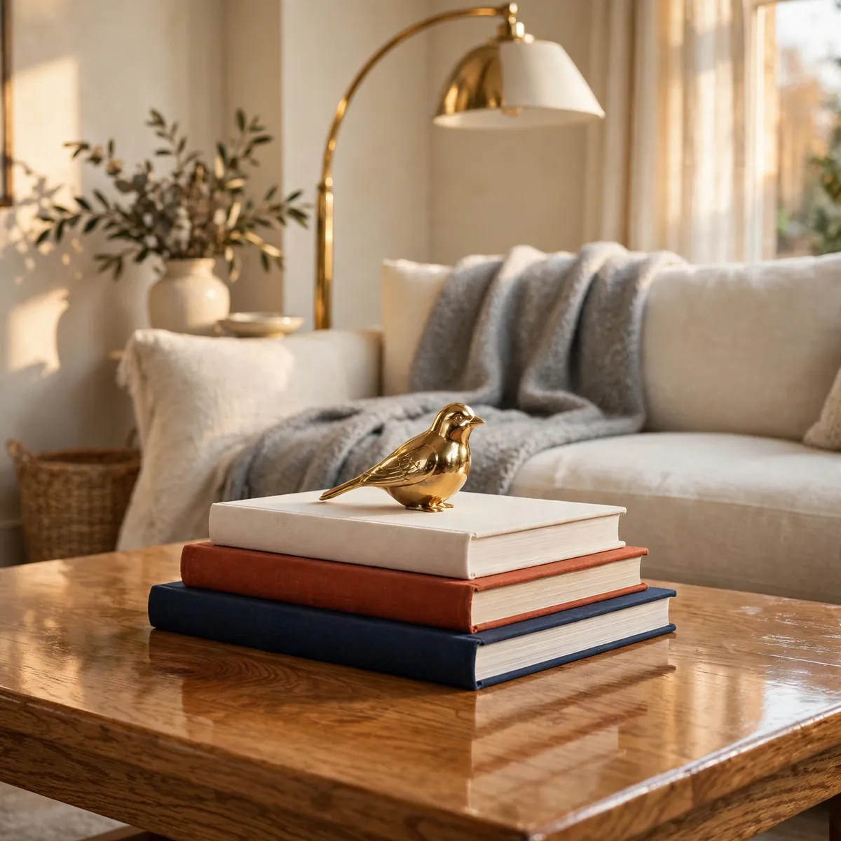 25 Living Room Center Table Ideas to Anchor Your Space Beautifully living room center table ideas: Style on a Base of Stacked Books