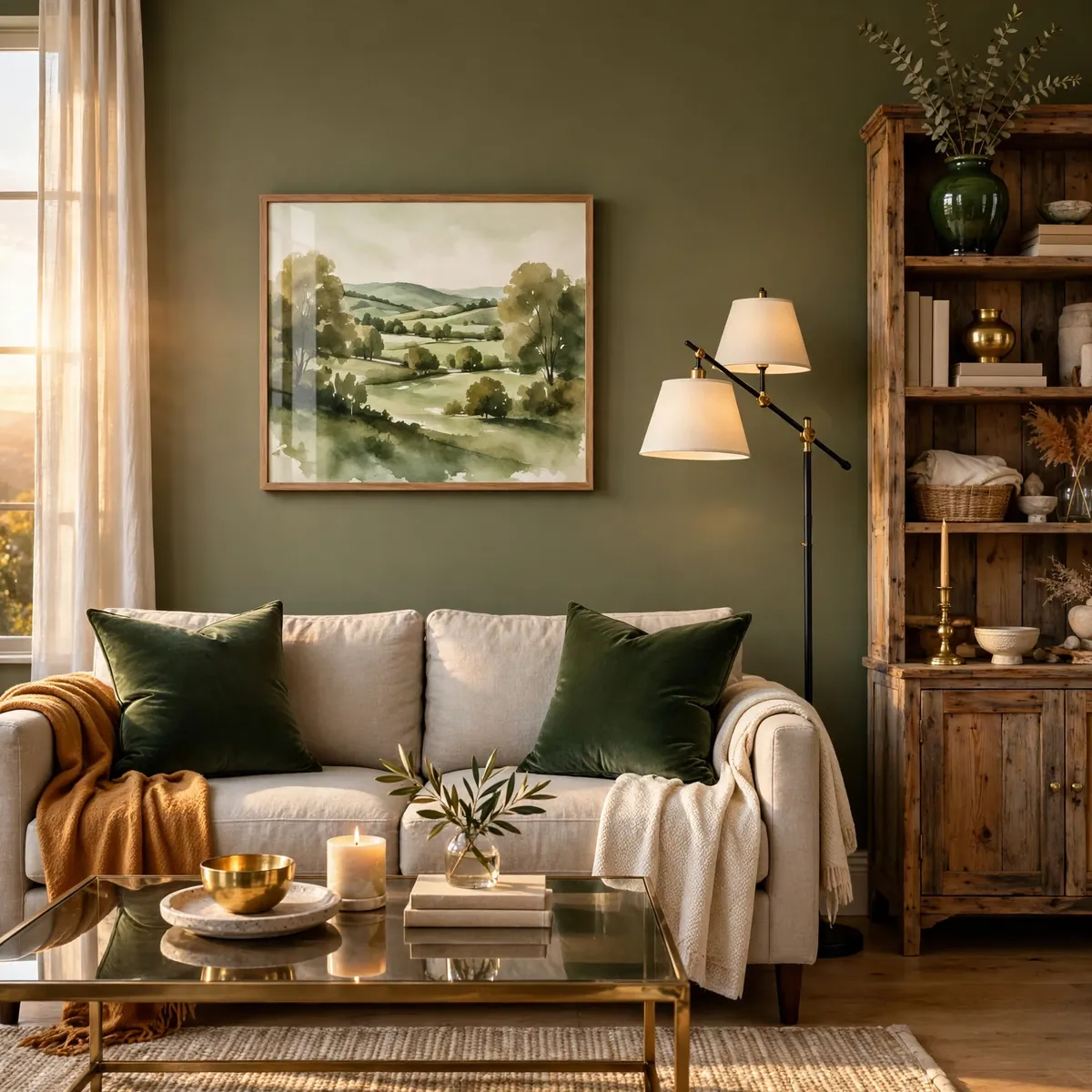 Living Room Decorating Ideas: A Warm, Lived-In Guide to Getting It Right living room decorating ideas: Repeating Colors Three Times