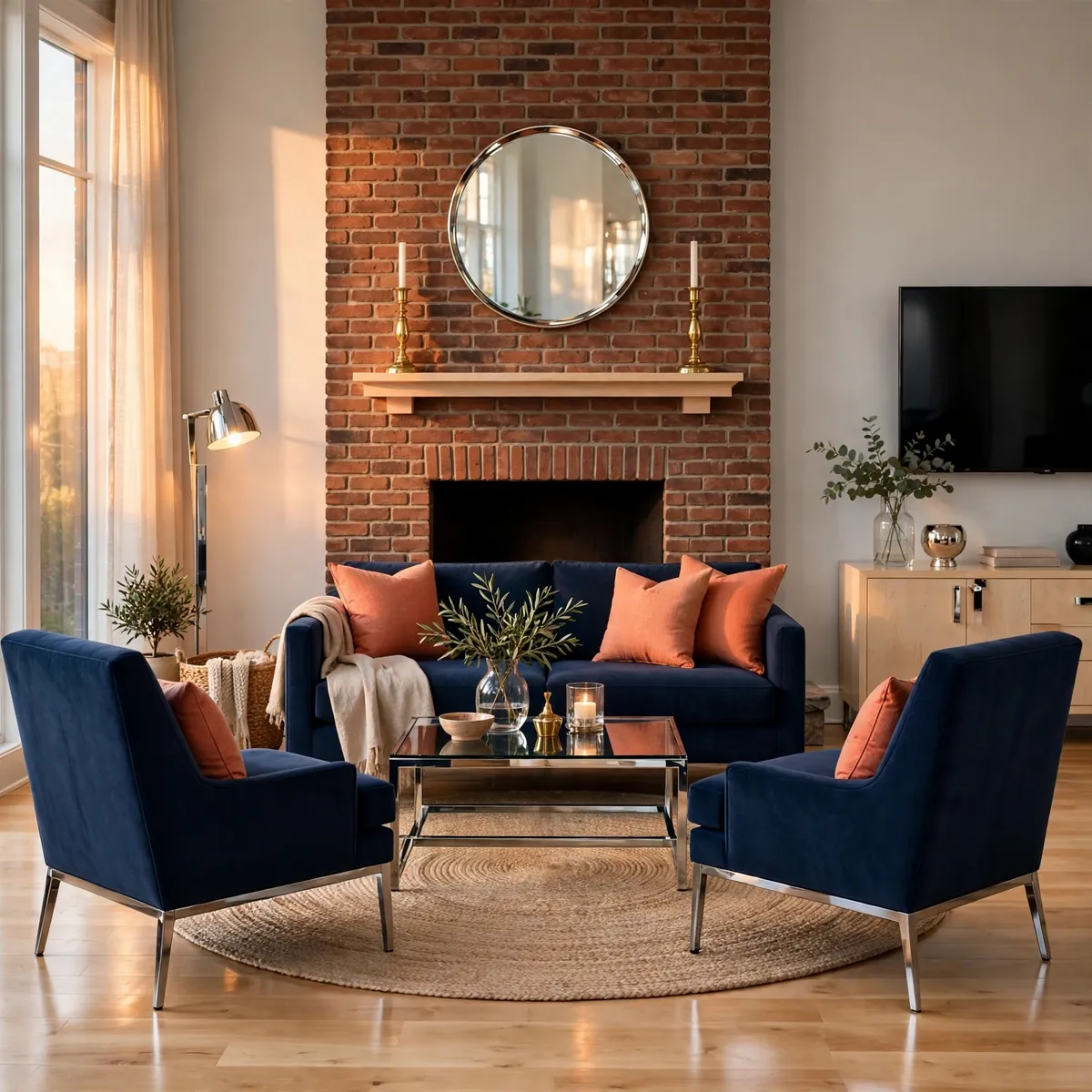 25 Living Room Design Ideas: Timeless Layouts and Style Mixes living room design ideas: Fireplace-Centered Design