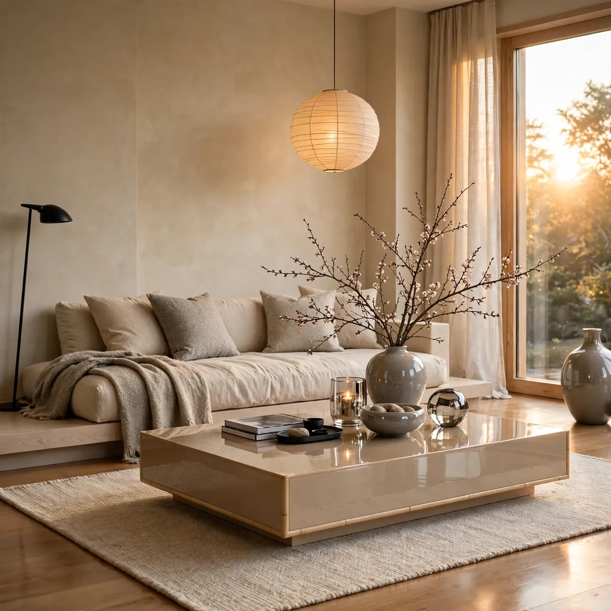 25 Living Room Design Ideas: Timeless Layouts and Style Mixes living room design ideas: Japandi Calm Design