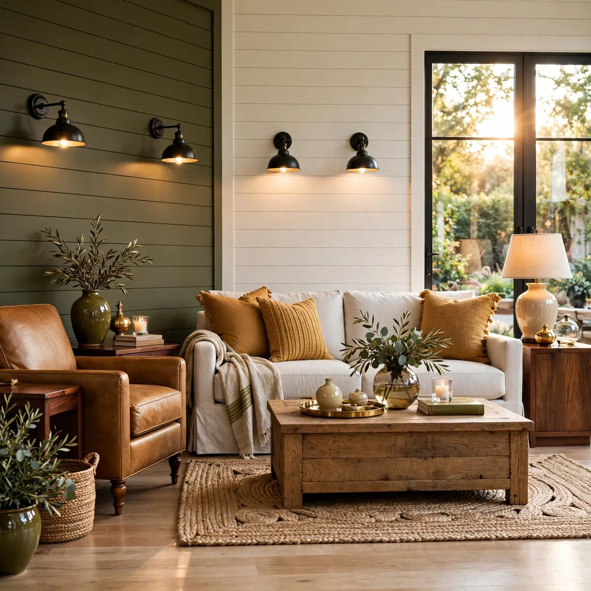 25 Living Room Design Ideas: Timeless Layouts and Style Mixes living room design ideas: Modern Farmhouse Mix Design