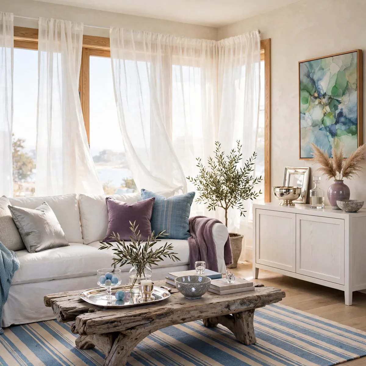 25 Living Room Design Ideas: Timeless Layouts and Style Mixes living room design ideas: Coastal-Easy Light Design