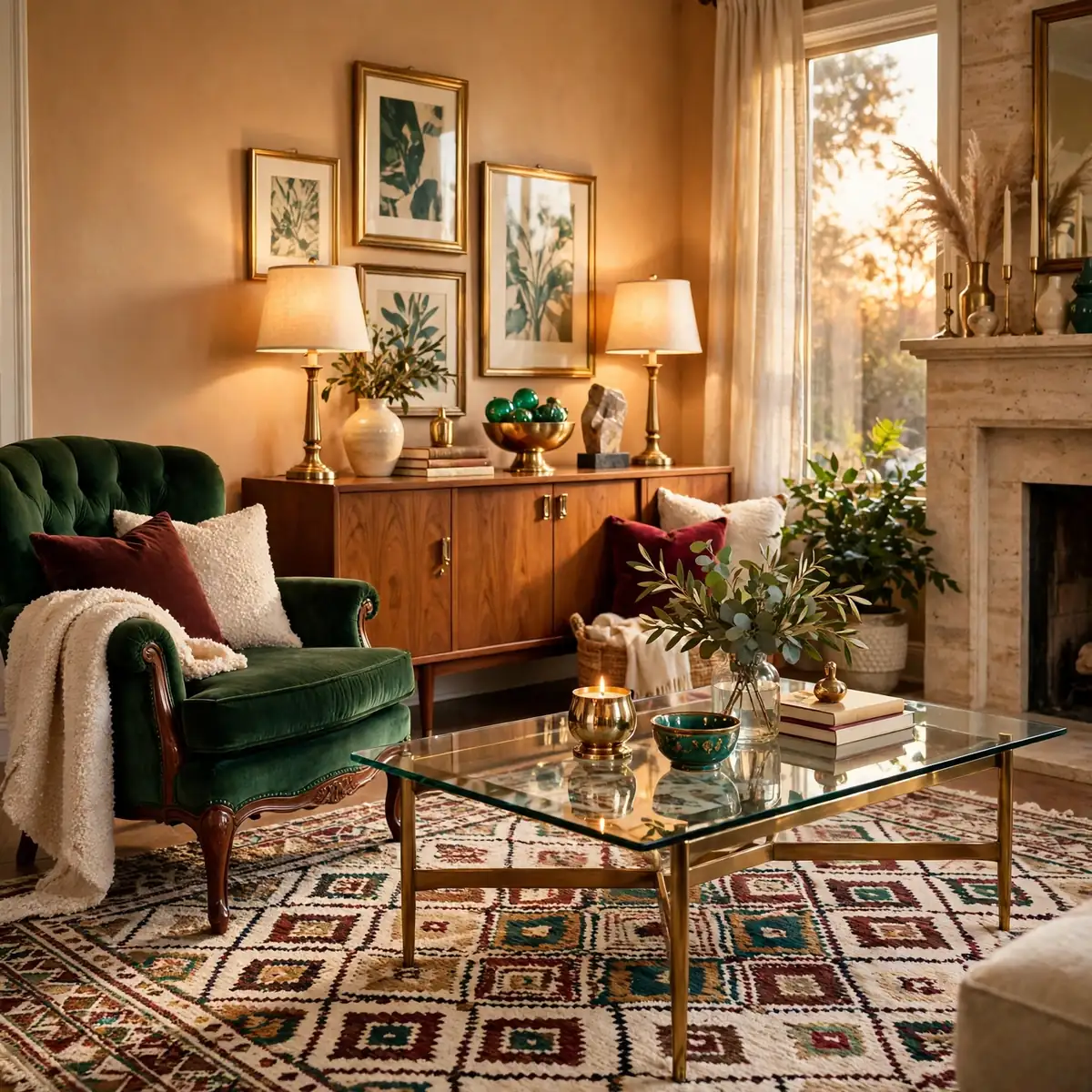 25 Living Room Design Ideas: Timeless Layouts and Style Mixes living room design ideas: Eclectic Design With Palette Discipline