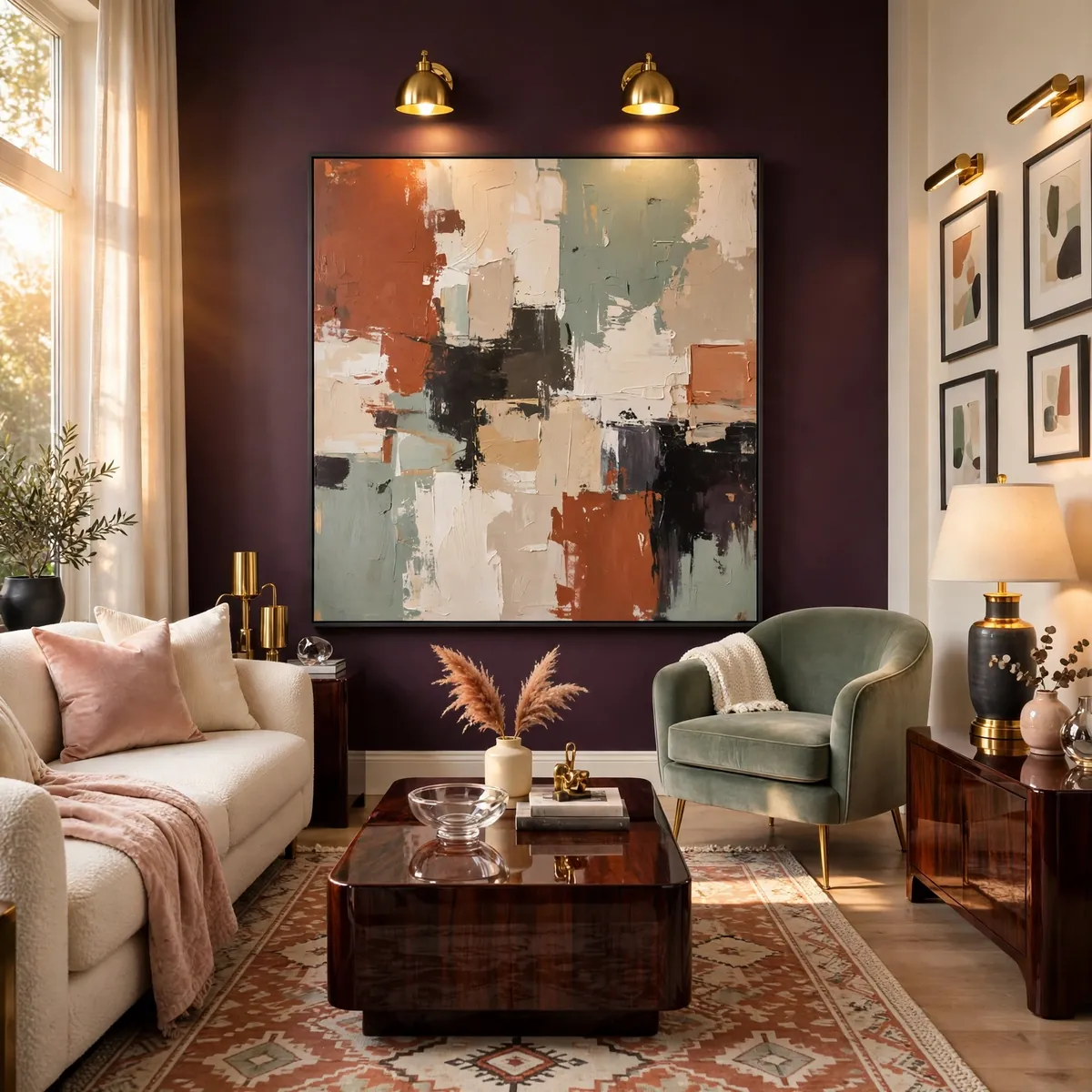 25 Living Room Design Ideas: Timeless Layouts and Style Mixes living room design ideas: Art-Led Design