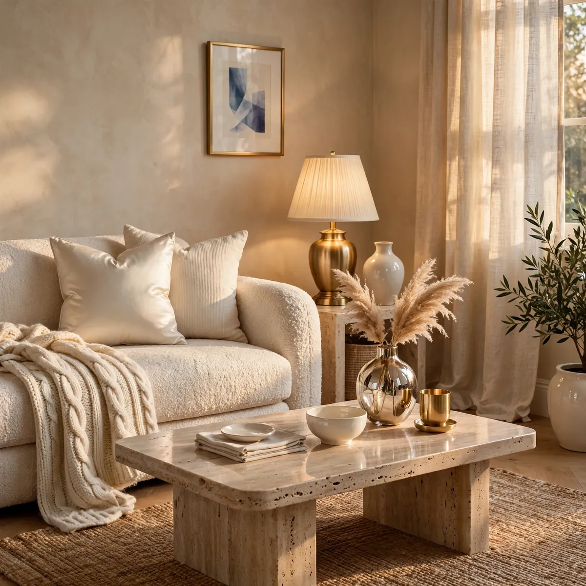 25 Living Room Design Ideas: Timeless Layouts and Style Mixes living room design ideas: Texture-Led Neutral Design
