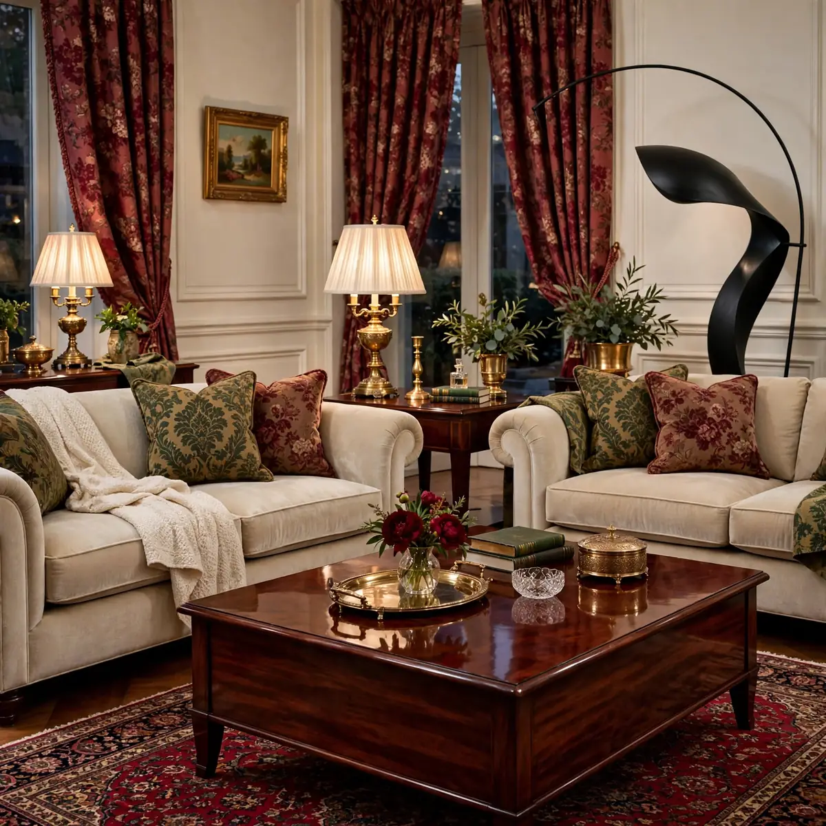 living room inspiration ideas: Classic Traditional Comfort