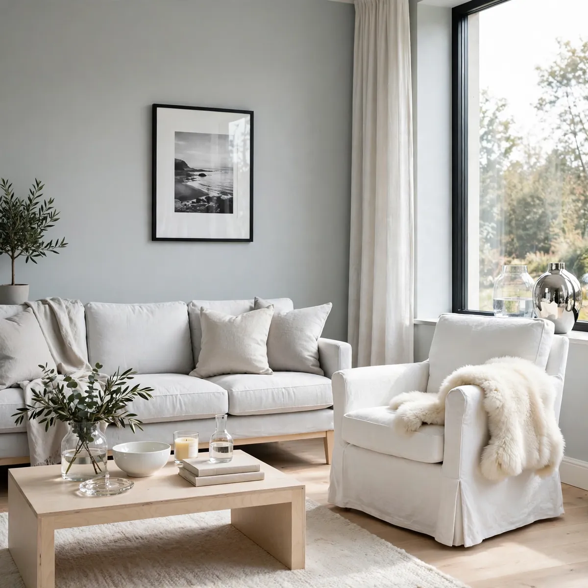 living room inspiration ideas: Scandinavian Light and Air