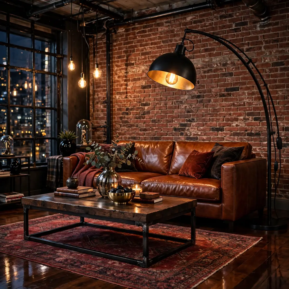 living room inspiration ideas: Industrial Raw Edge