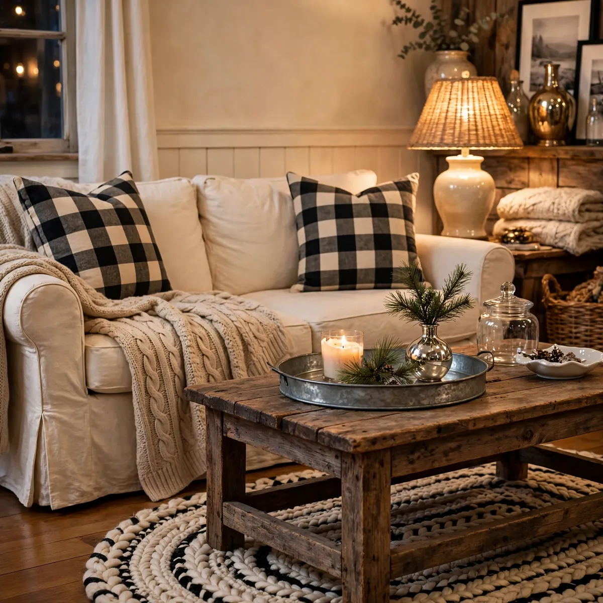 living room inspiration ideas: Rustic Farmhouse Heart