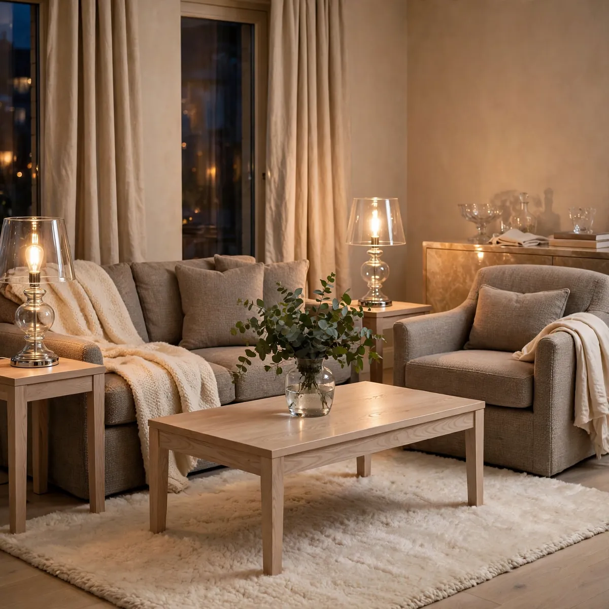 living room inspiration ideas: Hotel-Suite Neutrals