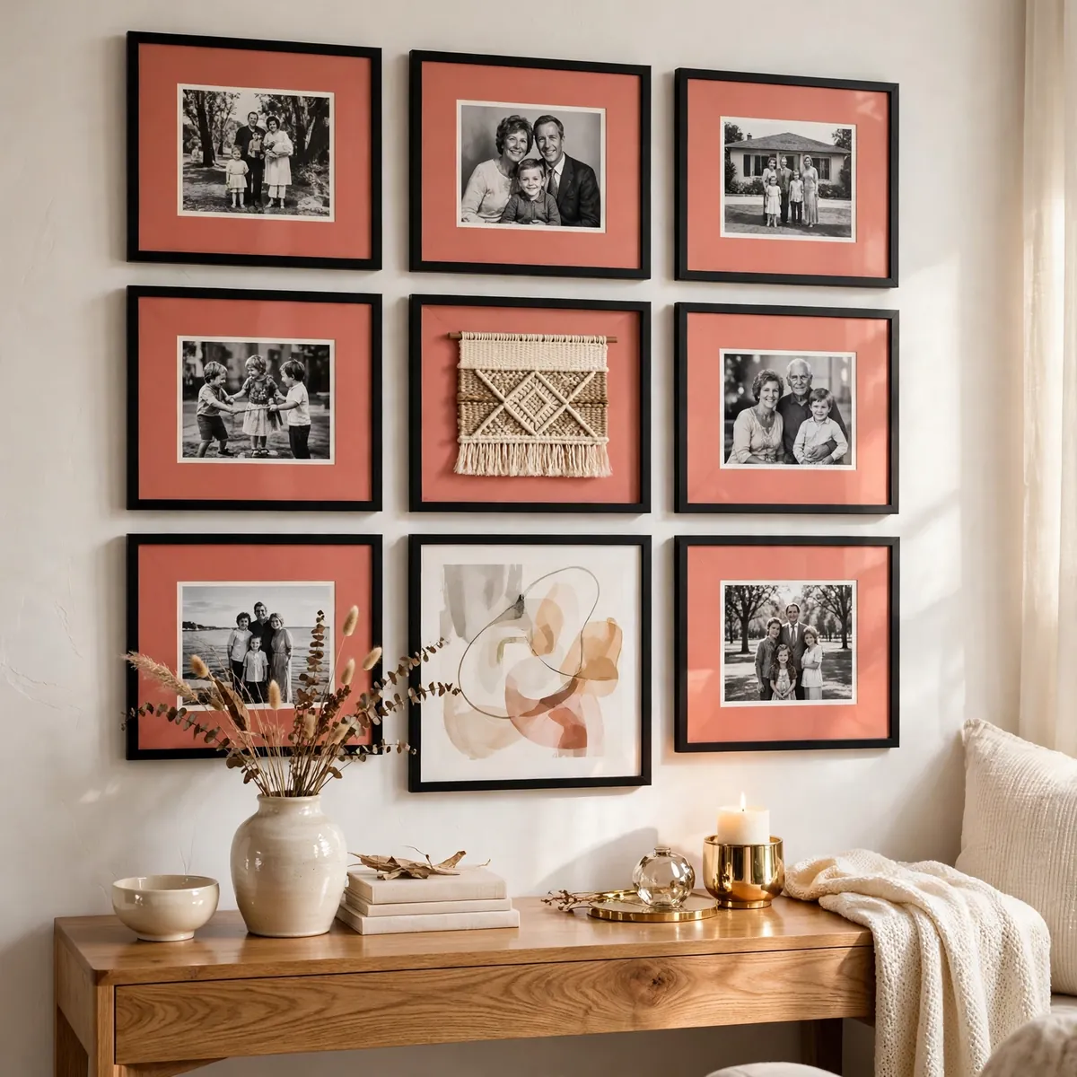 living room inspiration ideas: Gallery Wall Storytelling