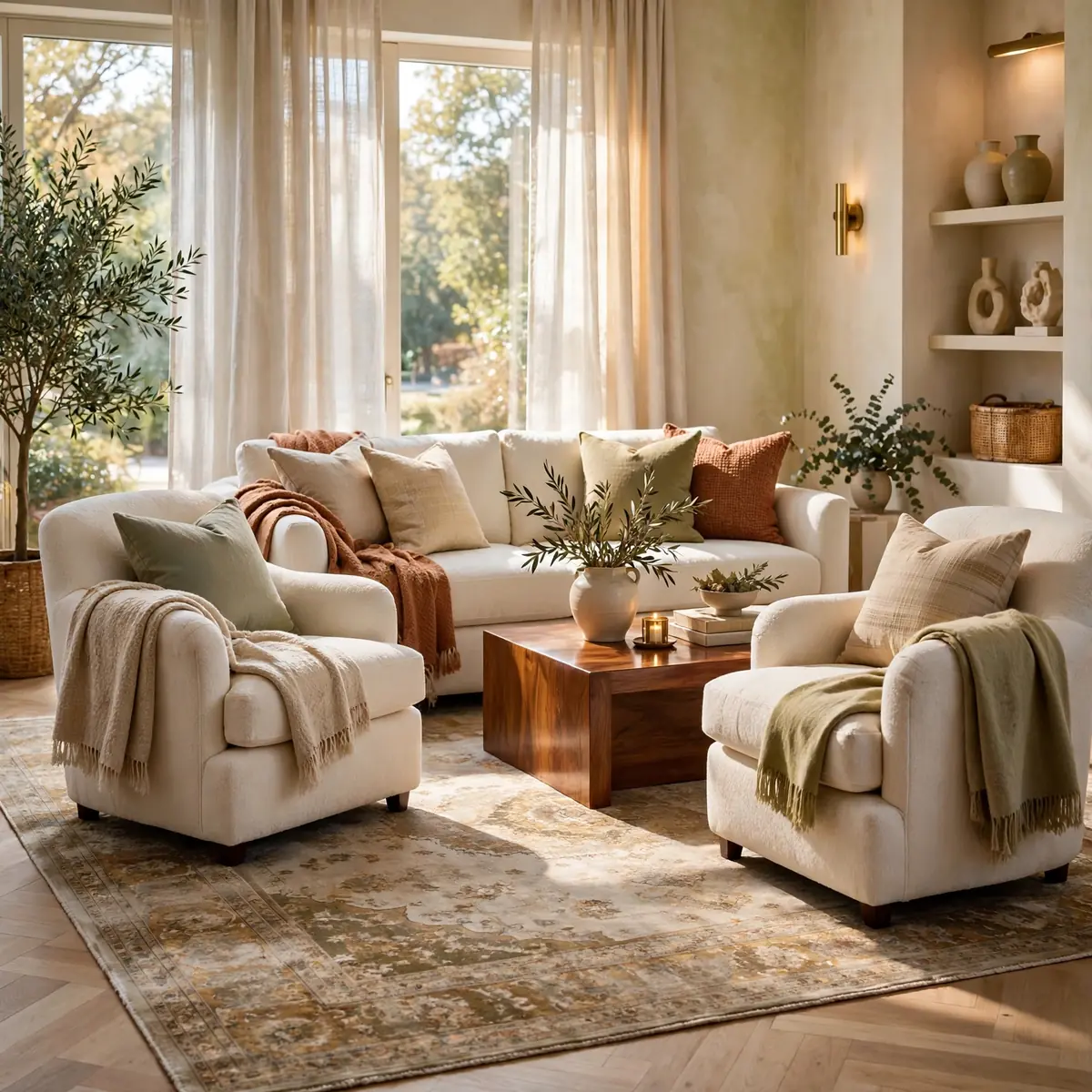 25 Clever Living Room Decor Tips for a Home You'll Love Coming Back To living room decor tips: Living Room Decor Tips: Start With the Right-Sized Rug
