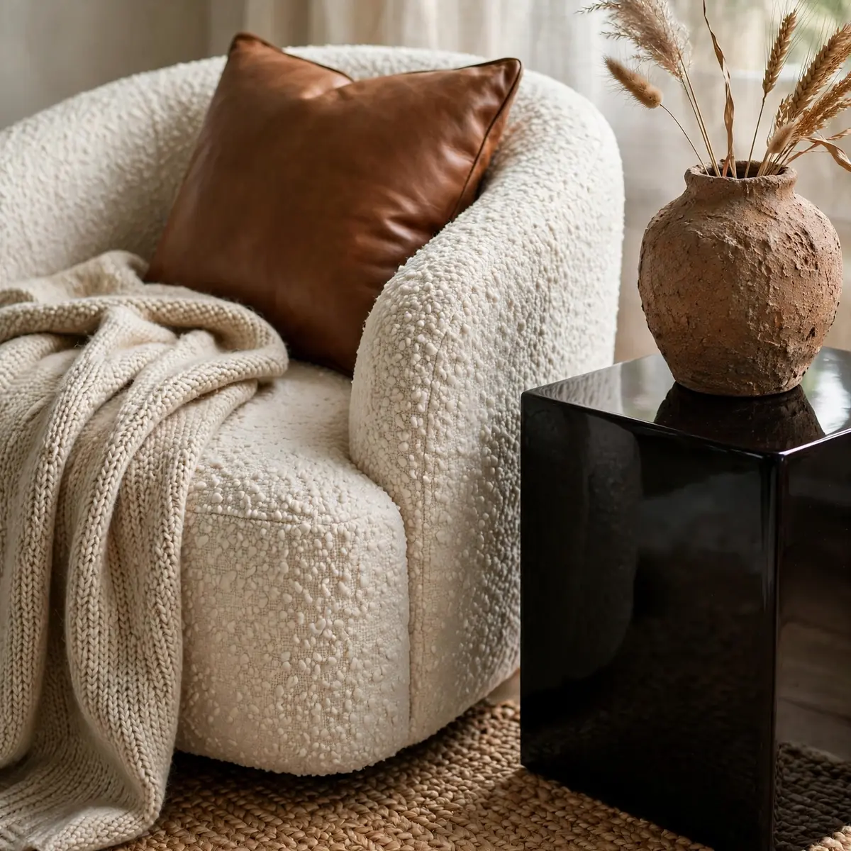 25 Clever Living Room Decor Tips for a Home You'll Love Coming Back To living room decor tips: Mix at Least Three Textures in Every Vignette