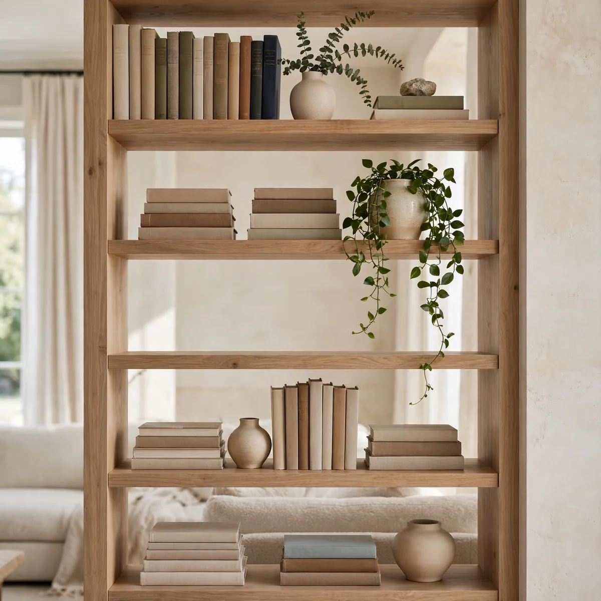 25 Clever Living Room Decor Tips for a Home You'll Love Coming Back To living room decor tips: Style Open Shelves With Breathing Room