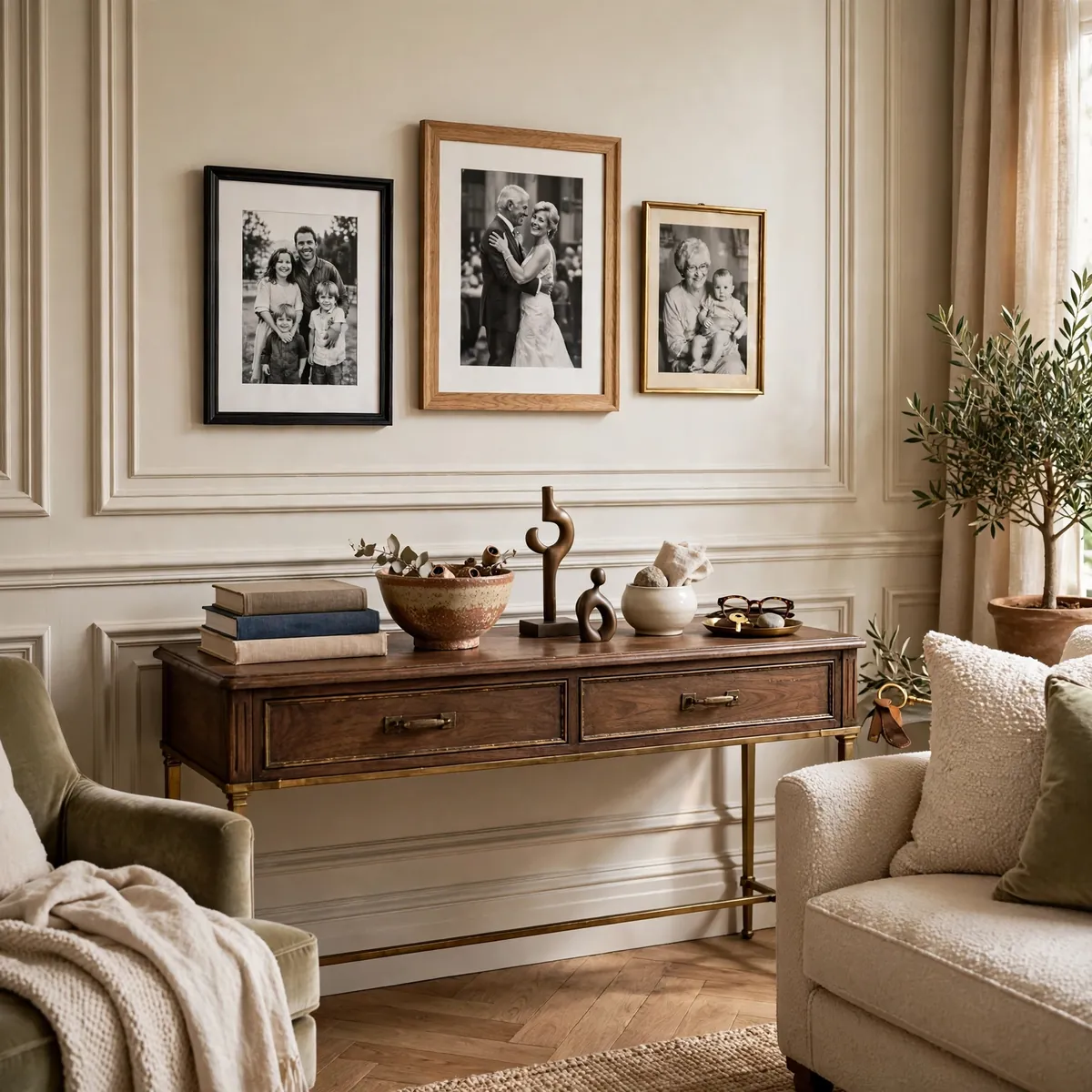 25 Clever Living Room Decor Tips for a Home You'll Love Coming Back To living room decor tips: Display Something Personal — Then Edit Hard