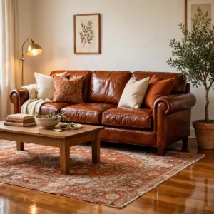 25 Leather Couch Decor Ideas That Make Your Sofa the Star