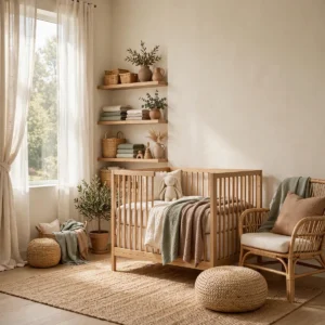 nursery decor ideas: 1. Warm Neutral Nursery Decor Ideas That Grow With Baby