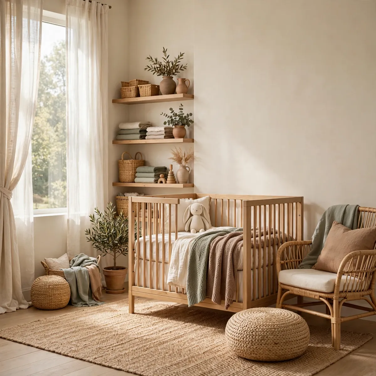 nursery decor ideas: 1. Start With a Soft, Soothing Color Palette