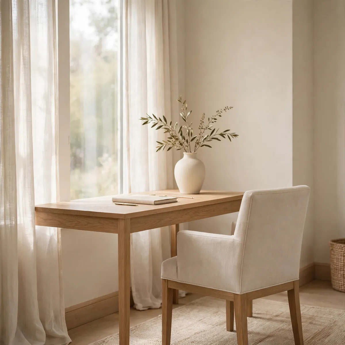 home office decor ideas: Start With a Desk That Fits Your Workflow